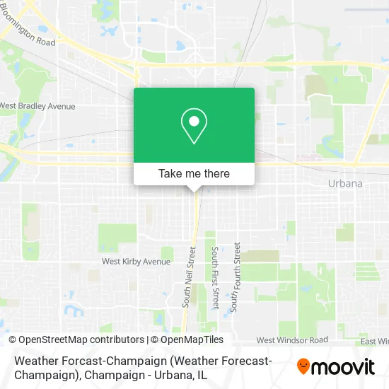 Mapa de Weather Forcast-Champaign (Weather Forecast-Champaign)