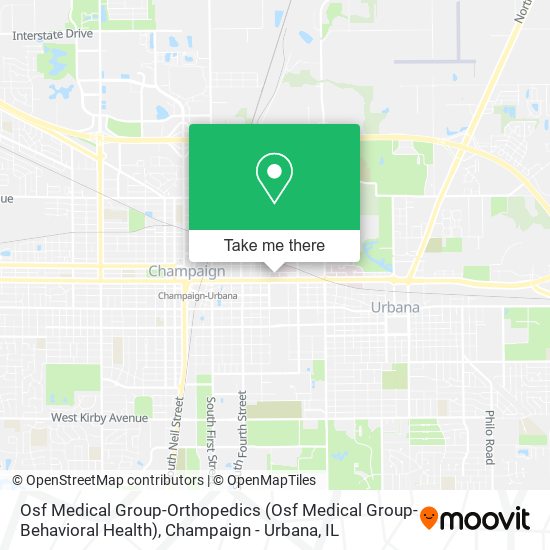 Mapa de Osf Medical Group-Orthopedics (Osf Medical Group-Behavioral Health)