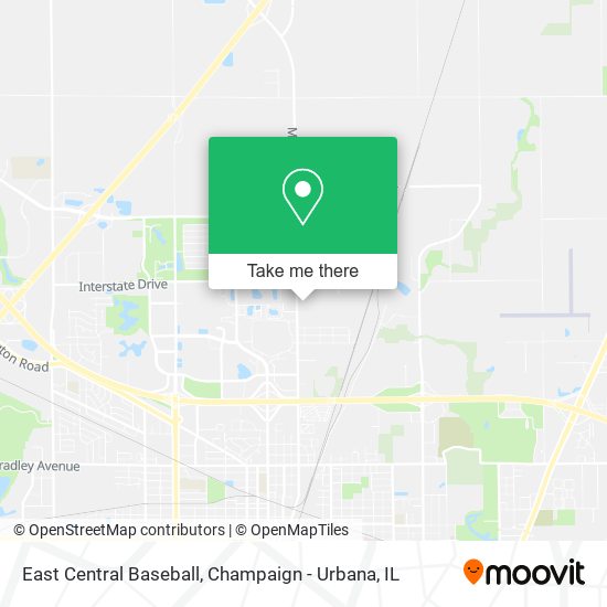 East Central Baseball map