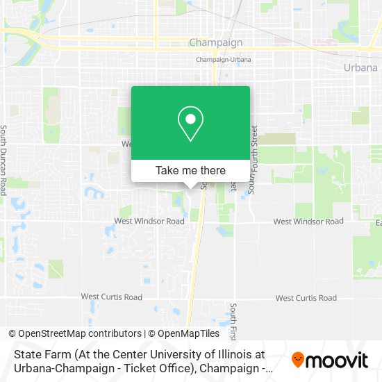 State Farm (At the Center University of Illinois at Urbana-Champaign - Ticket Office) map