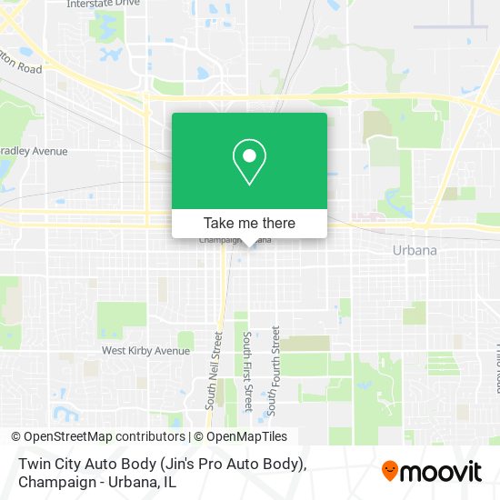 Twin City Auto Body (Jin's Pro Auto Body) map