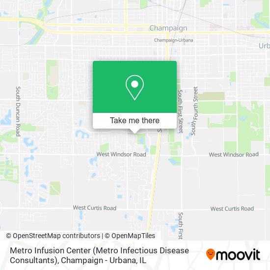 Mapa de Metro Infusion Center (Metro Infectious Disease Consultants)