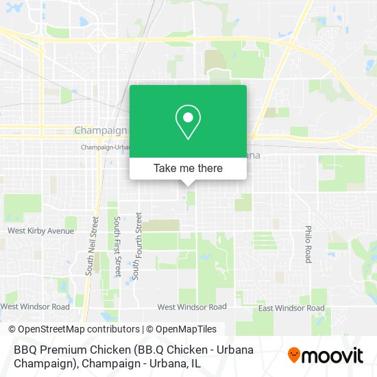 BBQ Premium Chicken (BB.Q Chicken - Urbana Champaign) map