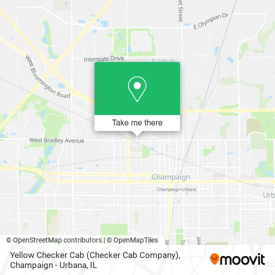 Mapa de Yellow Checker Cab (Checker Cab Company)