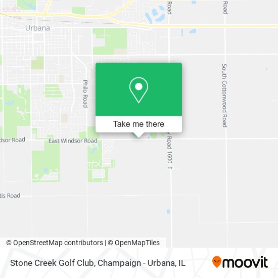 Stone Creek Golf Club map