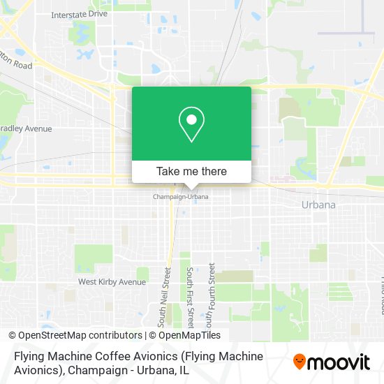 Flying Machine Coffee Avionics map