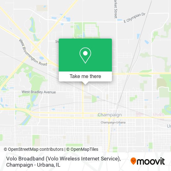 Mapa de Volo Broadband (Volo Wireless Internet Service)