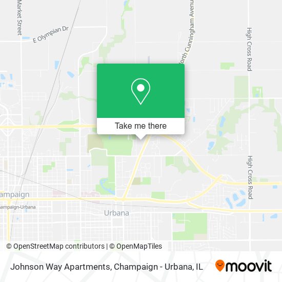 Mapa de Johnson Way Apartments