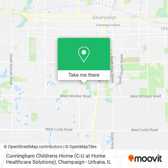 Mapa de Cunningham Childrens Home (C-U at Home Healthcare Solutions)