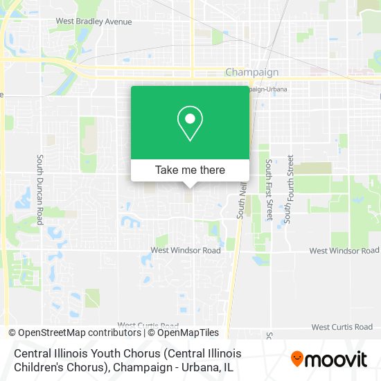 Central Illinois Youth Chorus (Central Illinois Children's Chorus) map