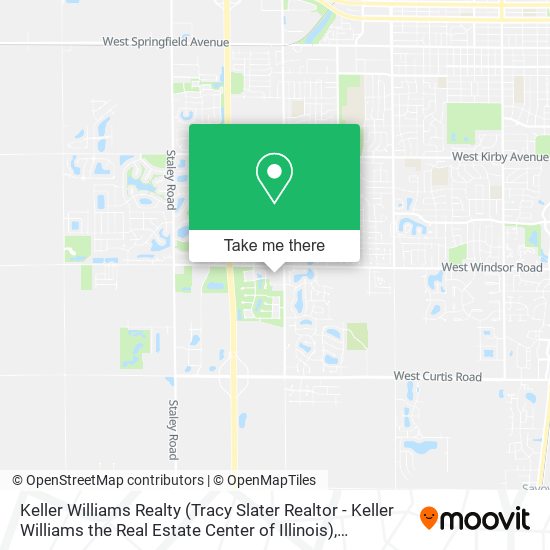 Mapa de Keller Williams Realty (Tracy Slater Realtor - Keller Williams the Real Estate Center of Illinois)