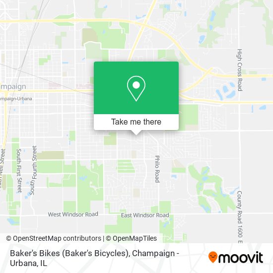 Mapa de Baker's Bikes (Baker's Bicycles)