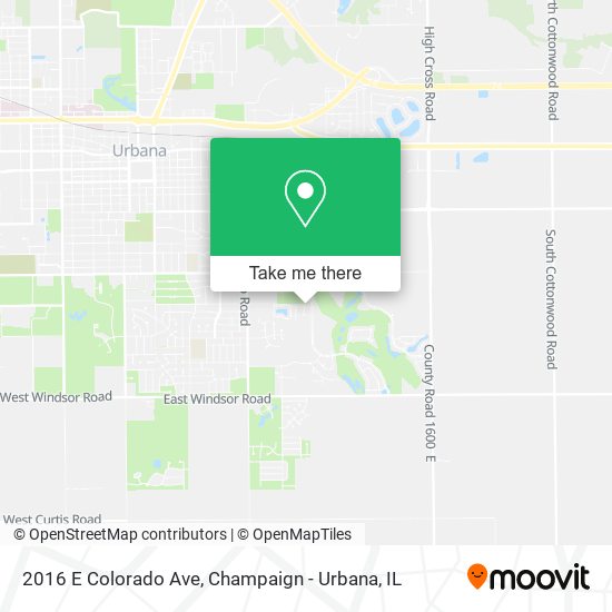 2016 E Colorado Ave map