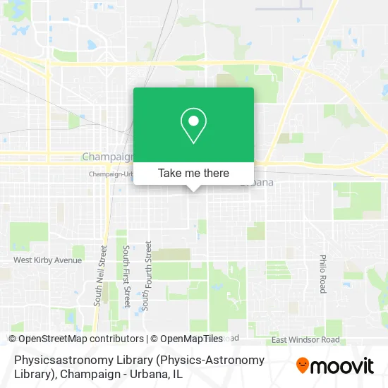 Mapa de Physicsastronomy Library (Physics-Astronomy Library)