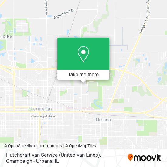 Hutchcraft van Service (United van Lines) map