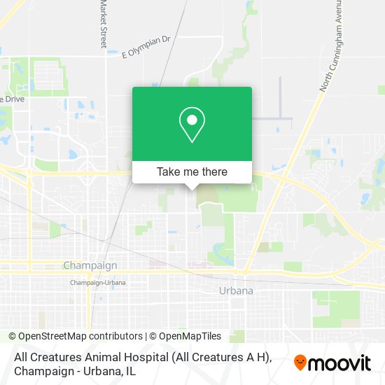 All Creatures Animal Hospital (All Creatures A H) map