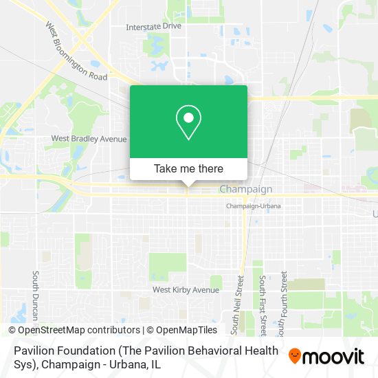 Pavilion Foundation (The Pavilion Behavioral Health Sys) map