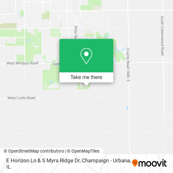 Mapa de E Horizon Ln & S Myra Ridge Dr