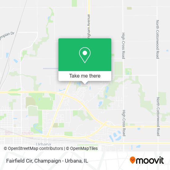 Fairfield Cir map