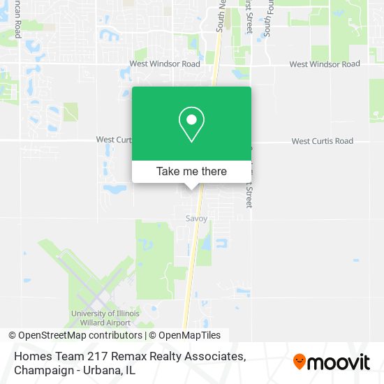 Homes Team 217 Remax Realty Associates map