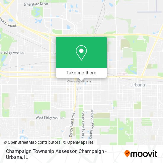 Champaign Township Assessor map