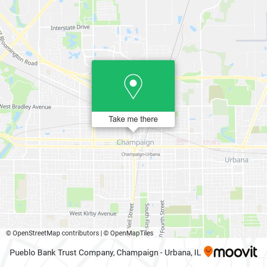 Mapa de Pueblo Bank Trust Company