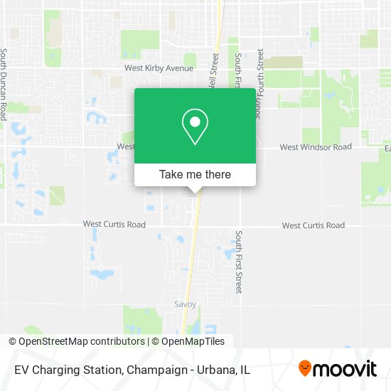 Mapa de EV Charging Station