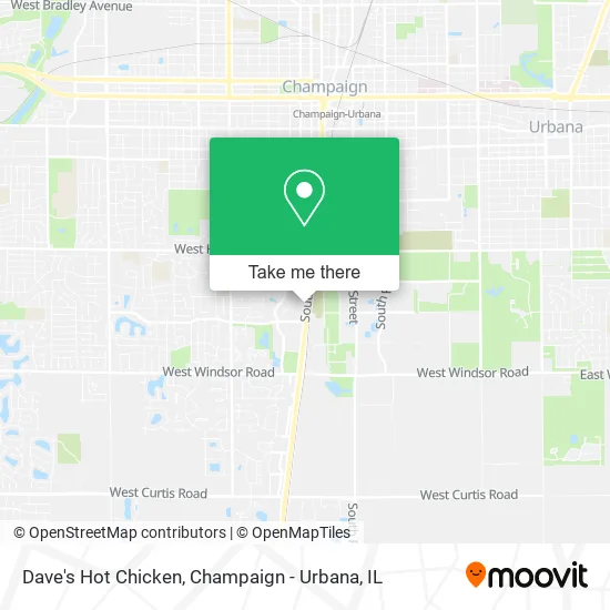 Mapa de Dave's Hot Chicken