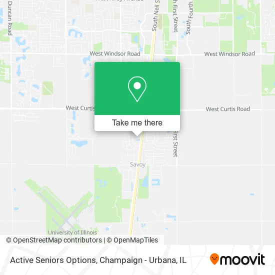 Active Seniors Options map
