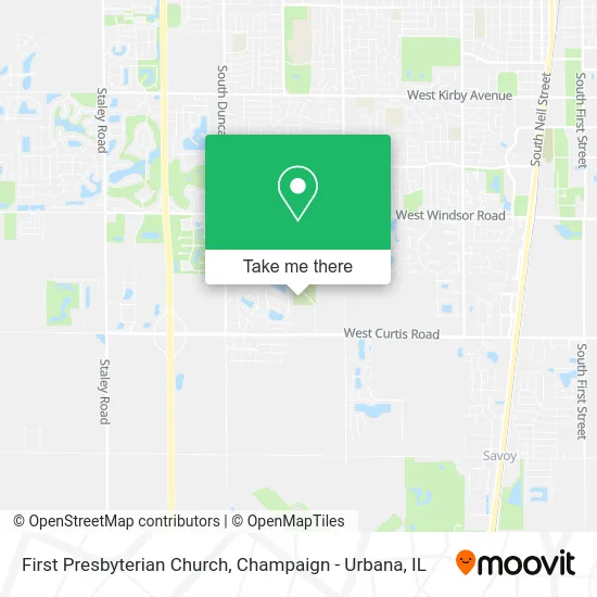 First Presbyterian Church map