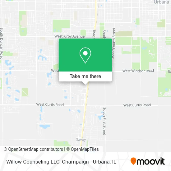 Willow Counseling LLC map