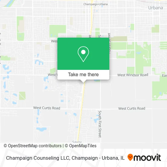 Champaign Counseling LLC map