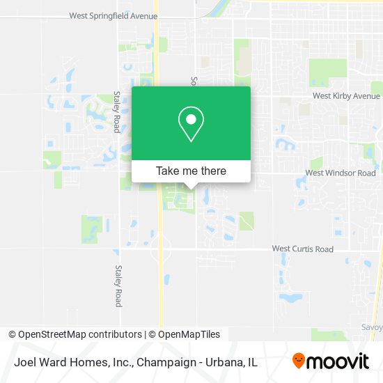 Joel Ward Homes, Inc. map