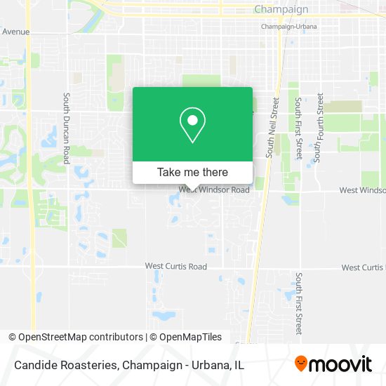 Candide Roasteries map