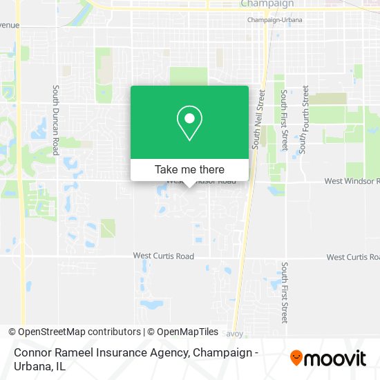 Connor Rameel Insurance Agency map