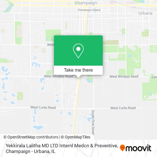 Mapa de Yekkirala Lalitha MD LTD Internl Medcn & Preventive