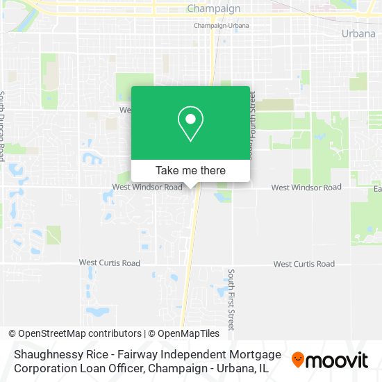 Shaughnessy Rice - Fairway Independent Mortgage Corporation Loan Officer map