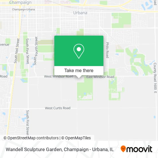 Wandell Sculpture Garden map