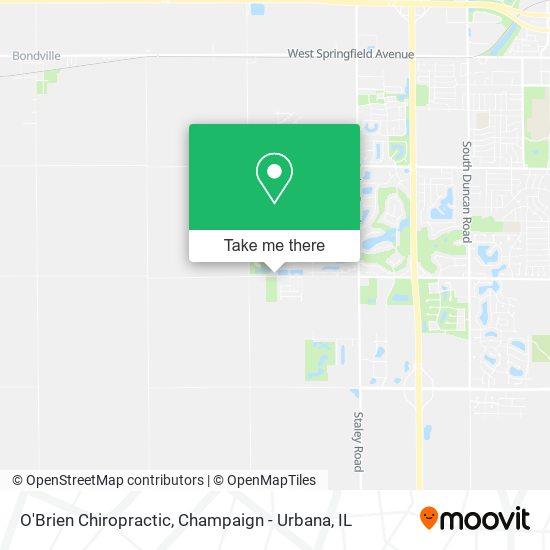 O'Brien Chiropractic map