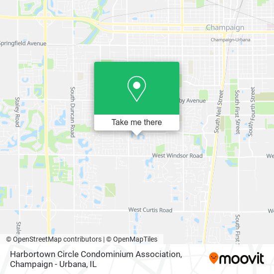 Harbortown Circle Condominium Association map