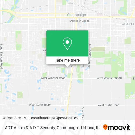 Mapa de ADT Alarm & A D T Security