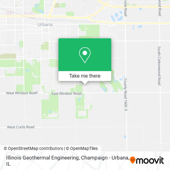 Mapa de Illinois Geothermal Engineering