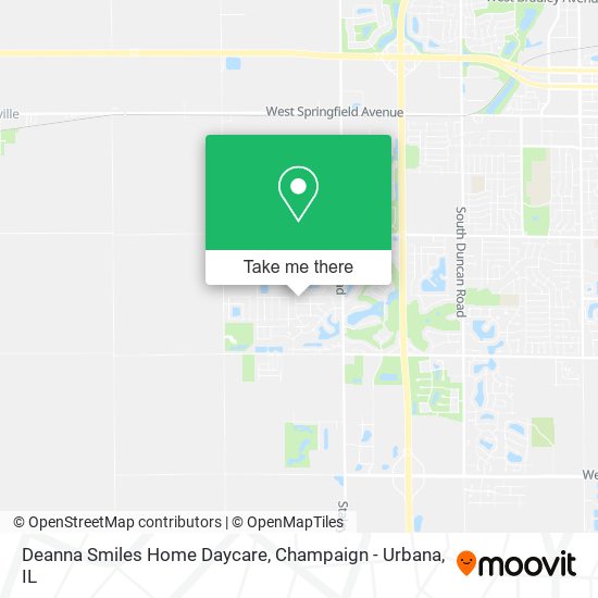 Deanna Smiles Home Daycare map