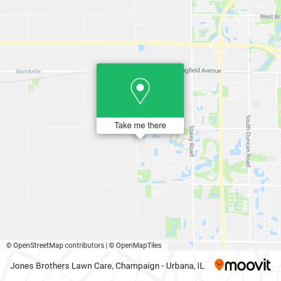 Jones Brothers Lawn Care map