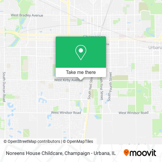 Noreens House Childcare map