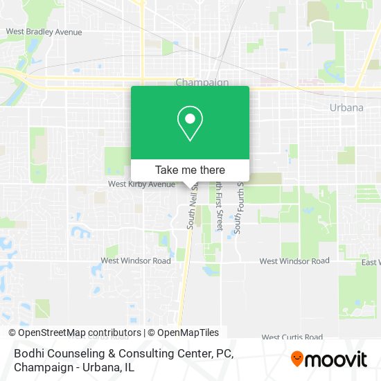 Mapa de Bodhi Counseling & Consulting Center, PC