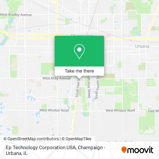 Mapa de Ep Technology Corporation USA