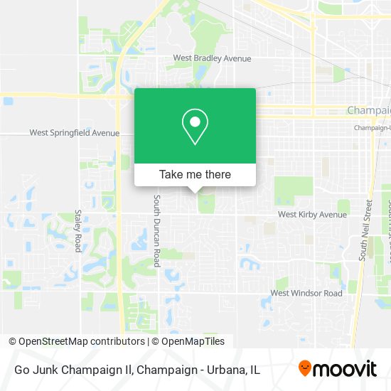 Go Junk Champaign Il map