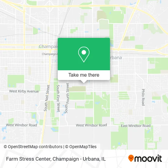 Farm Stress Center map