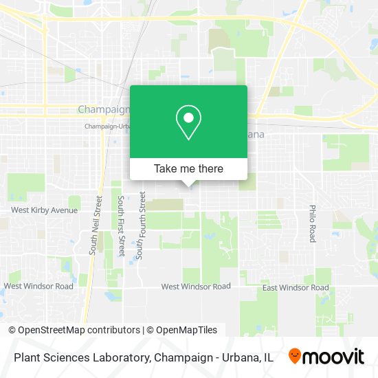 Plant Sciences Laboratory map